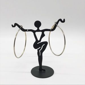 2” Gold-Toned Slim Hoop Earrings, EUC